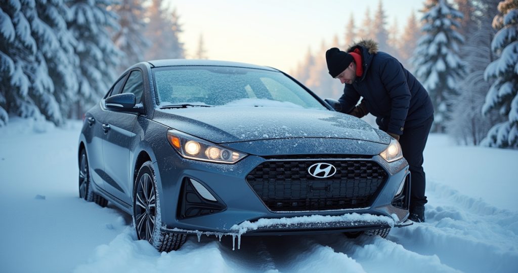 Hyundai Solaris зимой: запуск в мороз, прогрев и слабые места