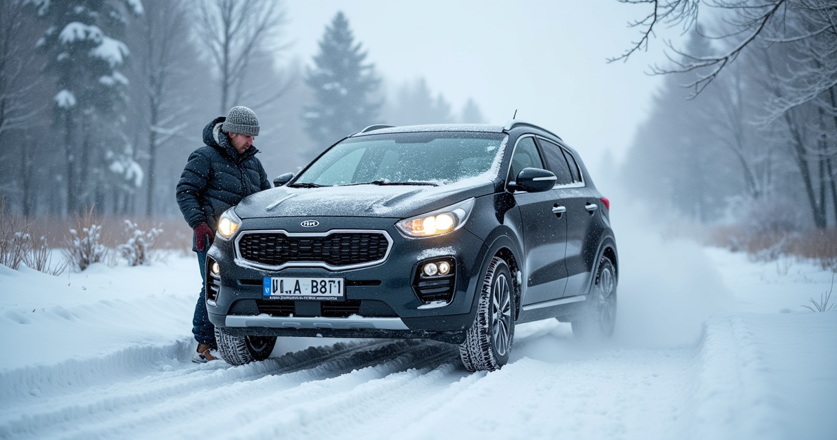 Kia Sportage зимой: запуск в мороз, прогрев и слабые места
