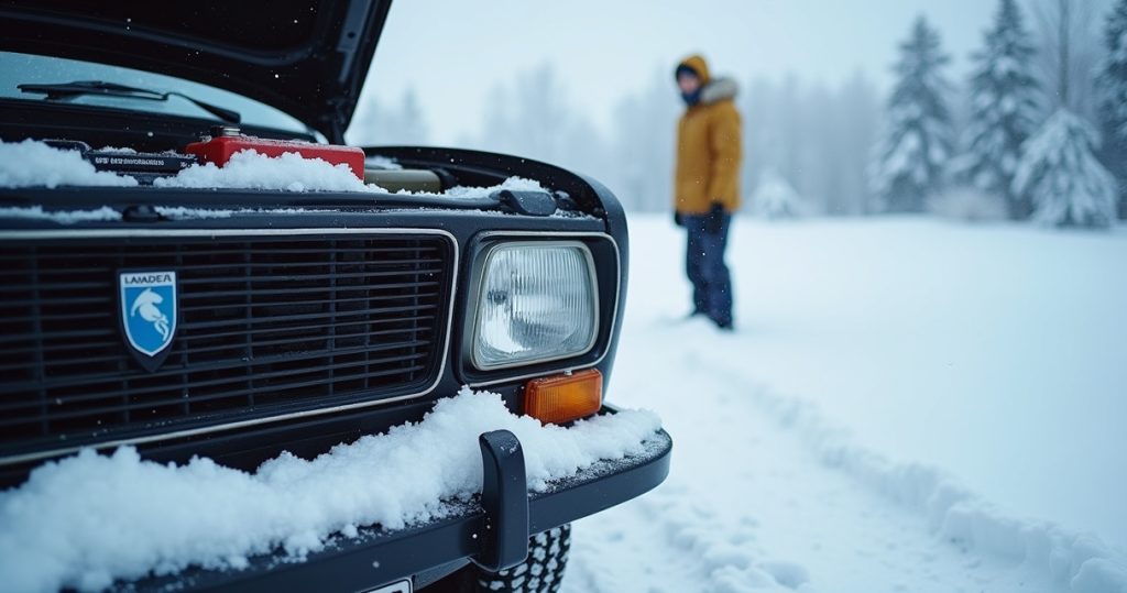 Как Lada Granta переносит зиму: аккумулятор, печка, подвеска