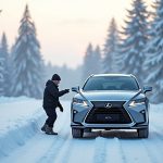 Как Lexus RX переносит зиму: аккумулятор, печка, подвеска