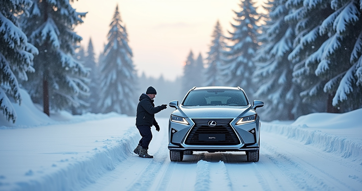 Как Lexus RX переносит зиму: аккумулятор, печка, подвеска