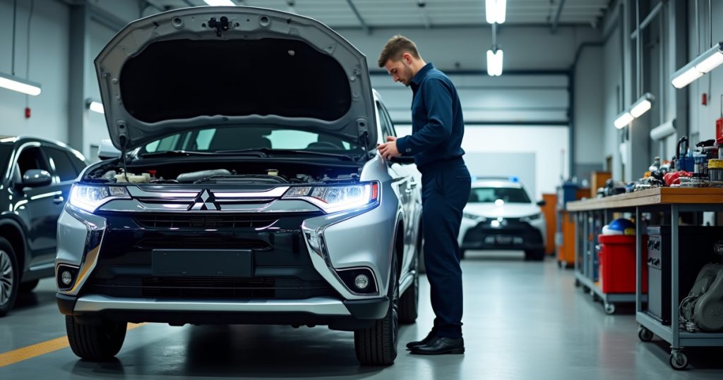 Обслуживание Mitsubishi Outlander: сроки, расходники и цены по пунктам