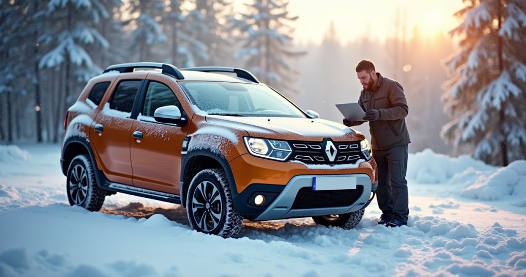 Как Renault Duster переносит зиму: аккумулятор, печка, подвеска