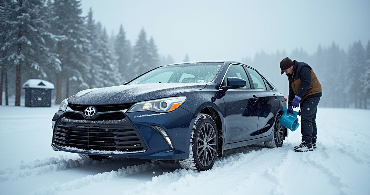 Как Toyota Camry переносит зиму: аккумулятор, печка, подвеска