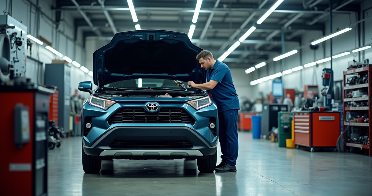 Обслуживание Toyota RAV4: сроки, расходники и цены по пунктам