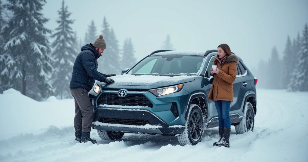 Toyota RAV4 зимой: запуск в мороз, прогрев и слабые места