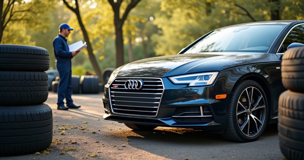 Какую резину ставить на Audi A4: размеры, сезонность, давление