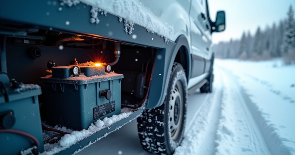 Как Ford Transit переносит зиму: аккумулятор, печка, подвеска