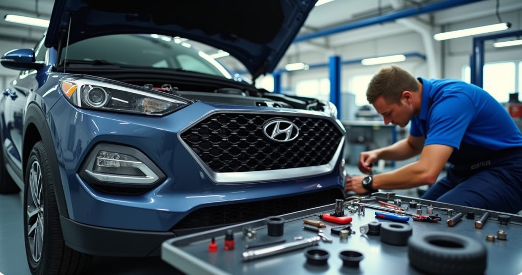 Обслуживание Hyundai Tucson: сроки, расходники и цены по пунктам