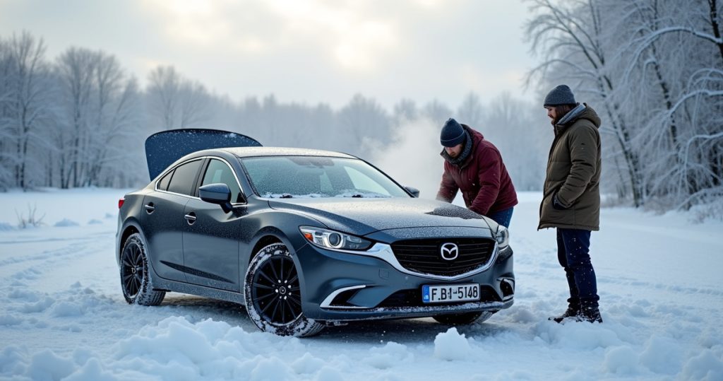 Mazda 6 зимой: запуск в мороз, прогрев и слабые места