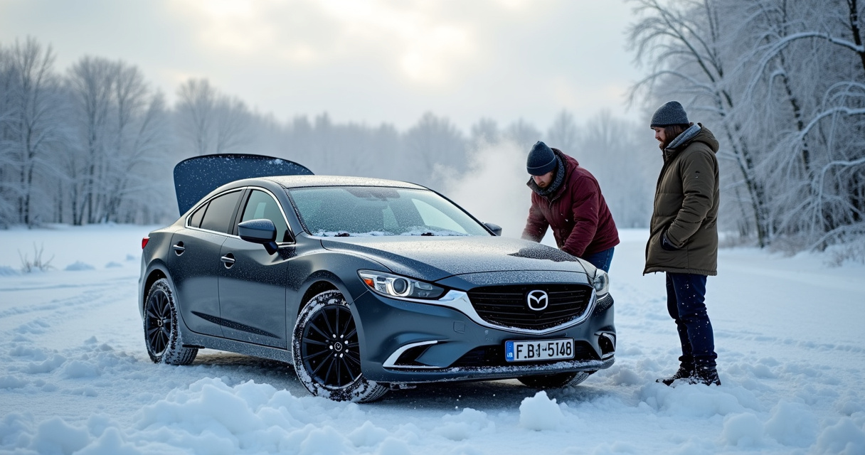 Mazda 6 зимой: запуск в мороз, прогрев и слабые места